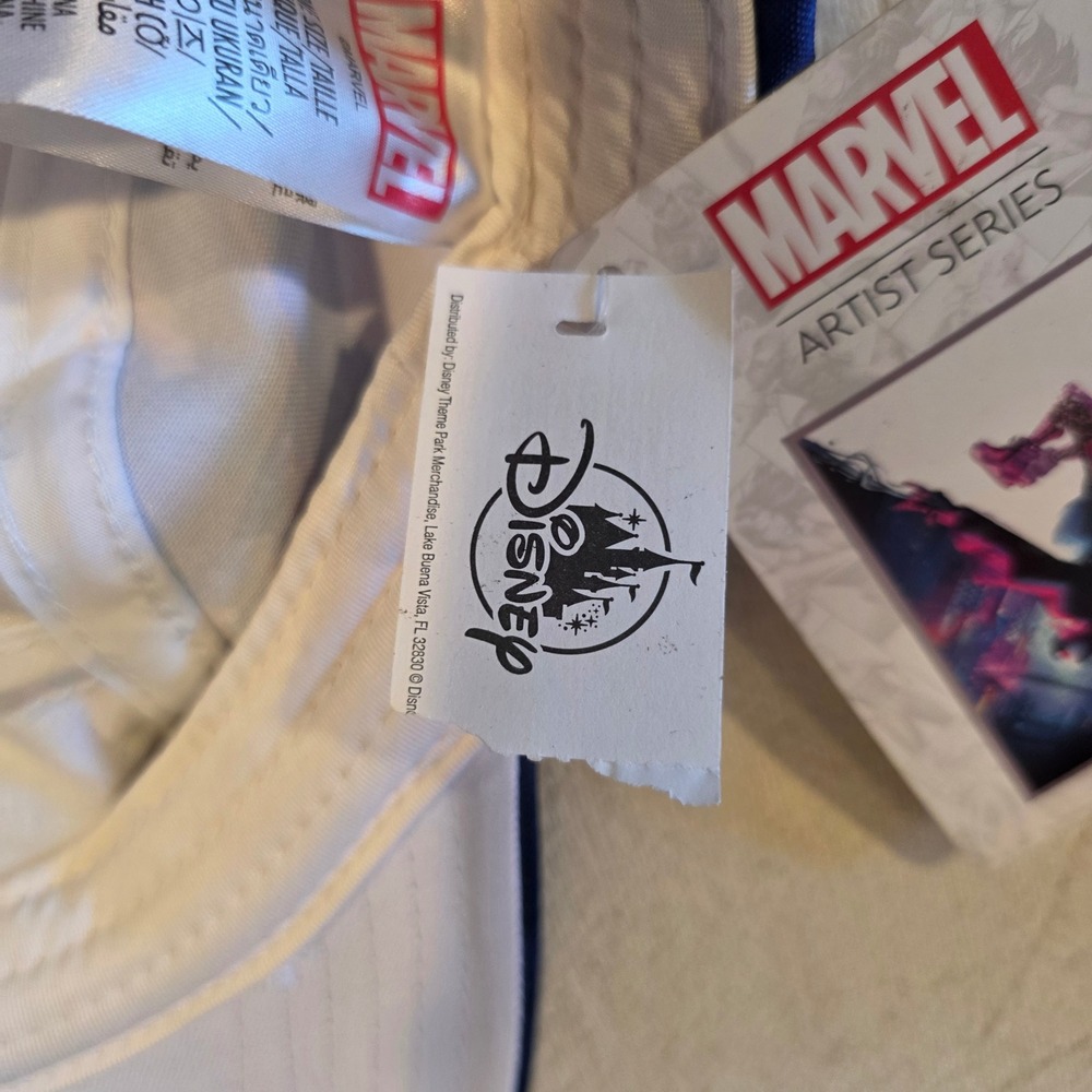 Marvel Artist Series Spider-Man Hat Mateus Manhanini Disney 5-Panel Camper Cap - Picture 7 of 8